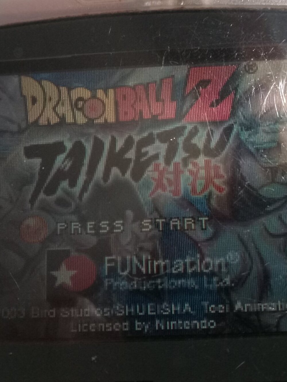 Dragon Ball Z Taiketsu GBA Tested Nintendo Gameboy Advance Video Game